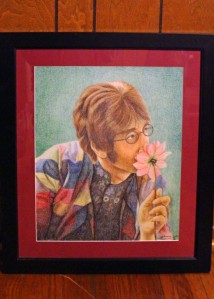 "Imagine" Picture in Crayon by Stephanie Williamson.